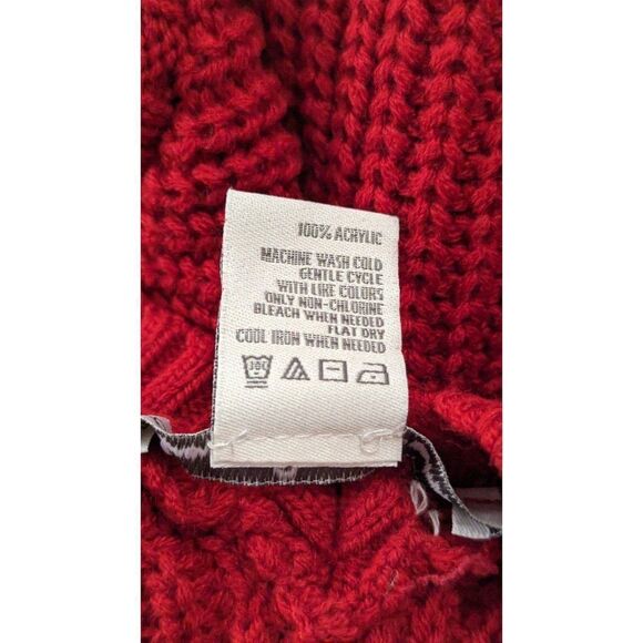 American Rag Cie 9HS27 Womens Size M Chili Pepper Pullover Tunic Sweater - Picture 9 of 10